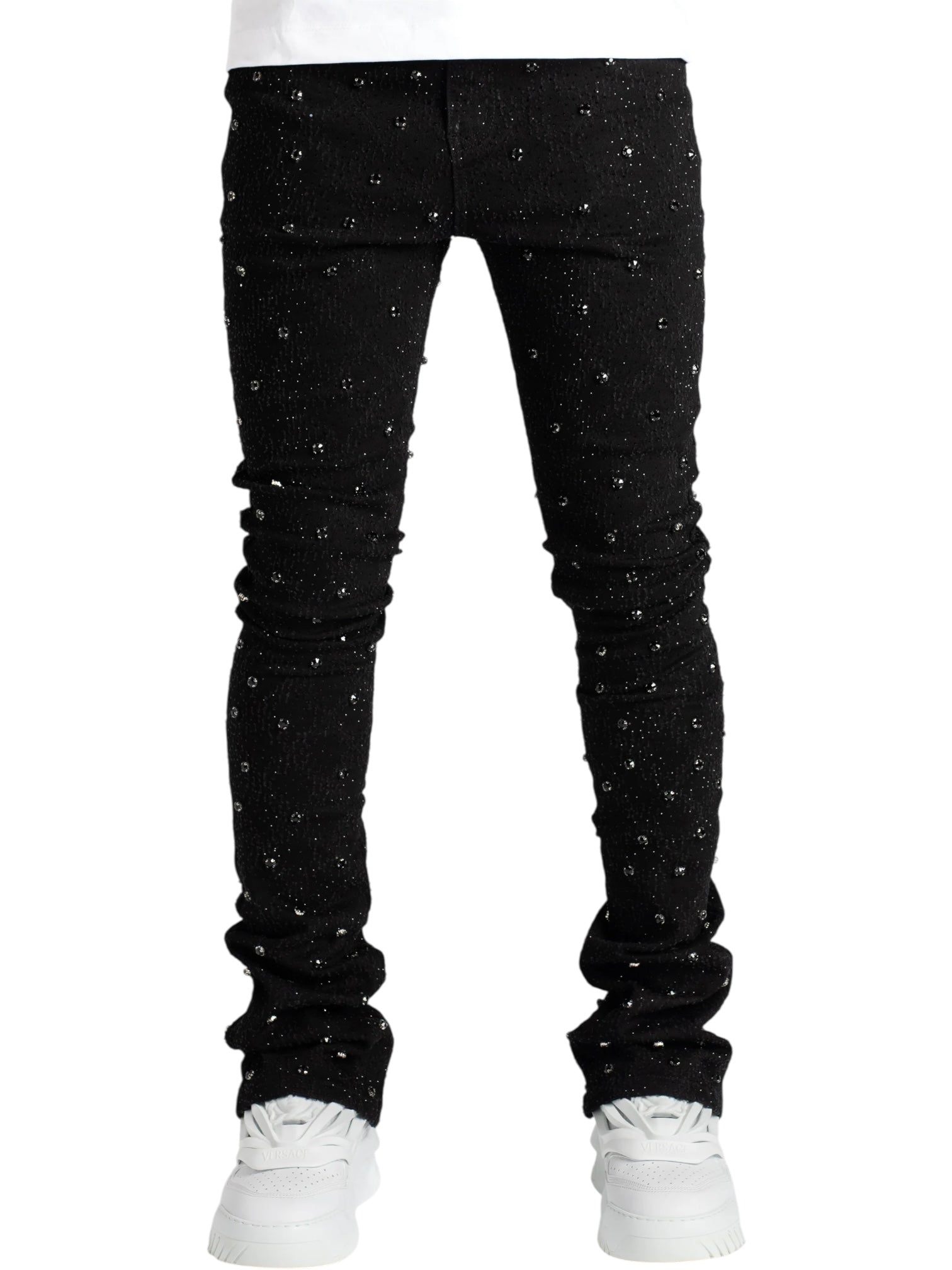 GUAPI ★ALLBlack EMBELLISHED Denimサイズ30 GUAPI | ALL BLACK EMBELLISHED DENIM - Probus