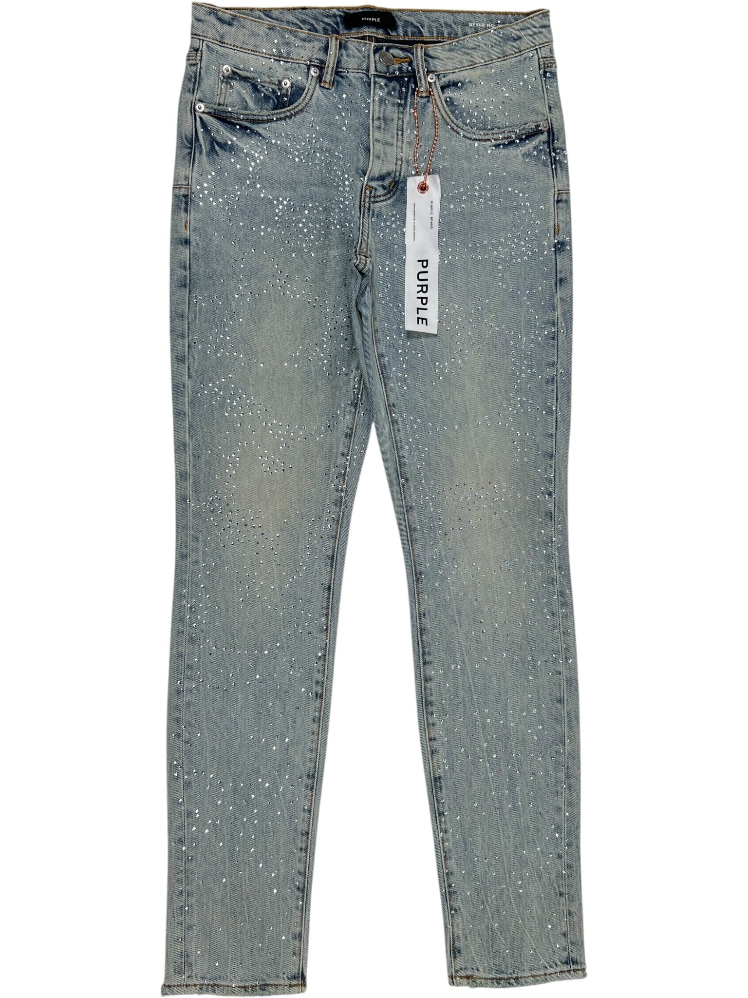 Purple Brand P001-SALT425 Skinny Atlin Blitz Indigo - Probus