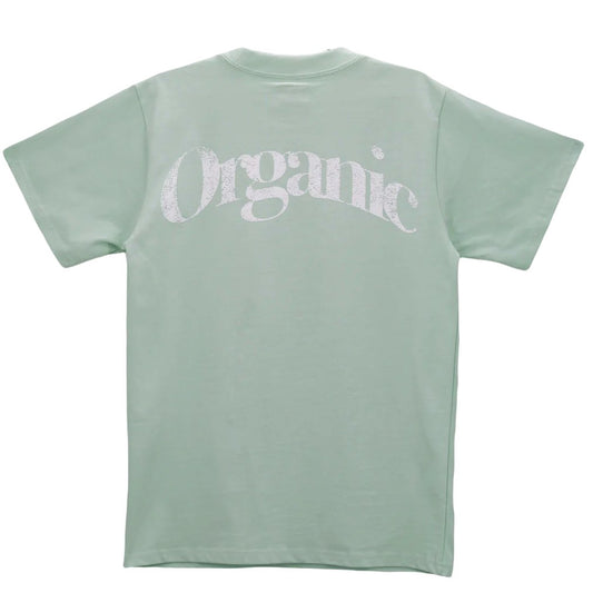 YESTERDAY IS DEAD 100% Cotton t-shirt with the word "organic" printed on the back.