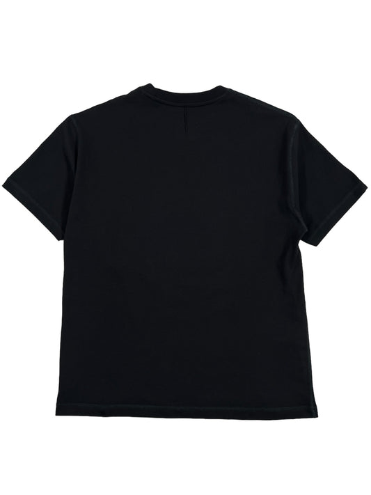 The back view of a black 3.PARADIS SS T-SHIRT PARADIS BLK t-shirt.