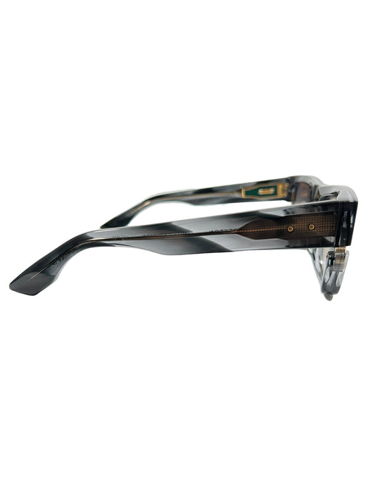 A pair of DITA eyewear with a black and white acetate frame from SEKTON.