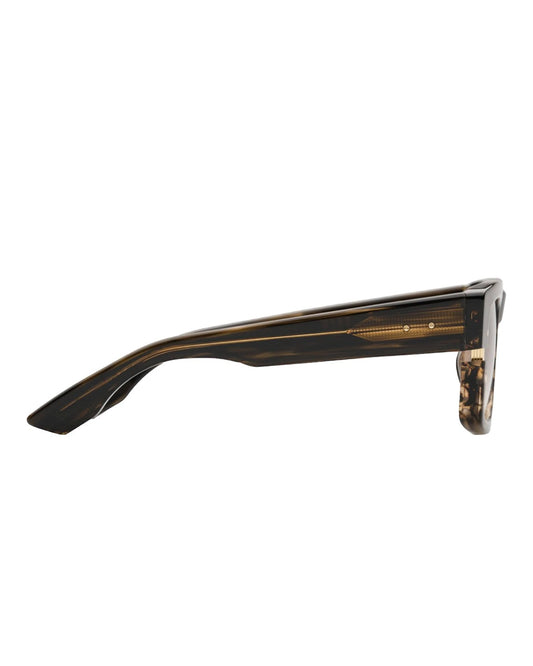 A pair of DITA SEKTON DTS122-53-07 sunglasses with a black frame and black lenses.