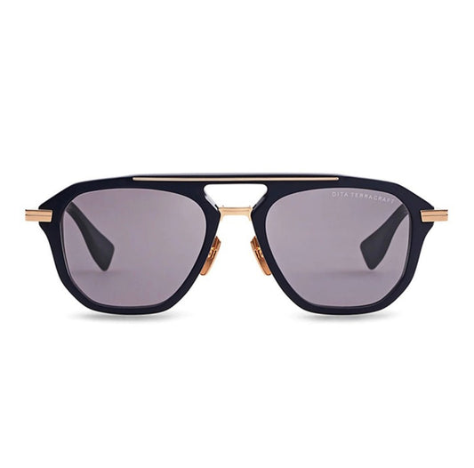 DITA Terracraft aviator sunglasses in black and gold.