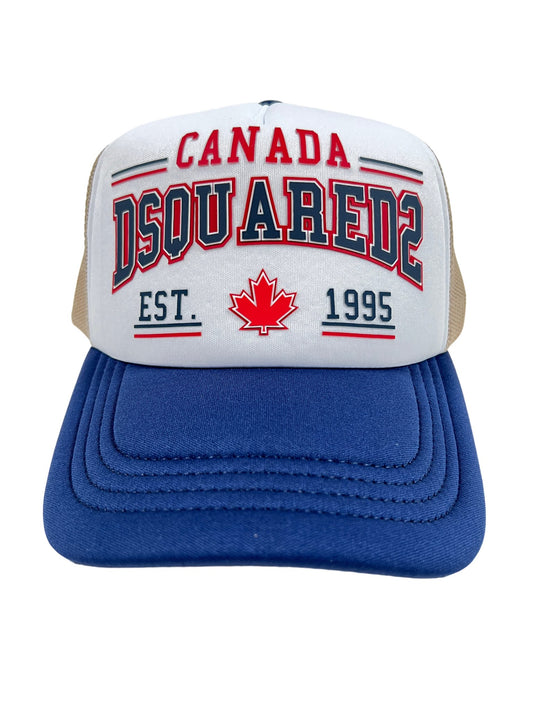 DSQUARED2 DSquared2 BCM0762 baseball cap featuring the brand's iconic maple logo.