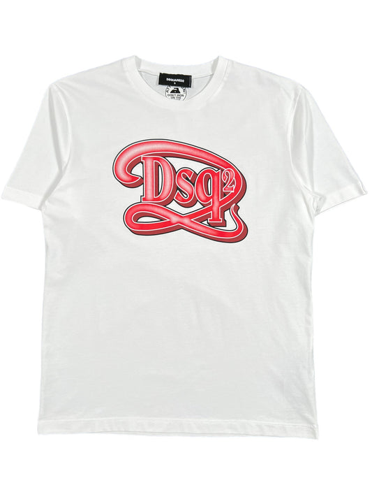 Probus DSQUARED2 S71GD1387 REGULAR FIT TEE WHT DSQUARED2 S71GD1387 REGULAR FIT TEE WHT WHITE