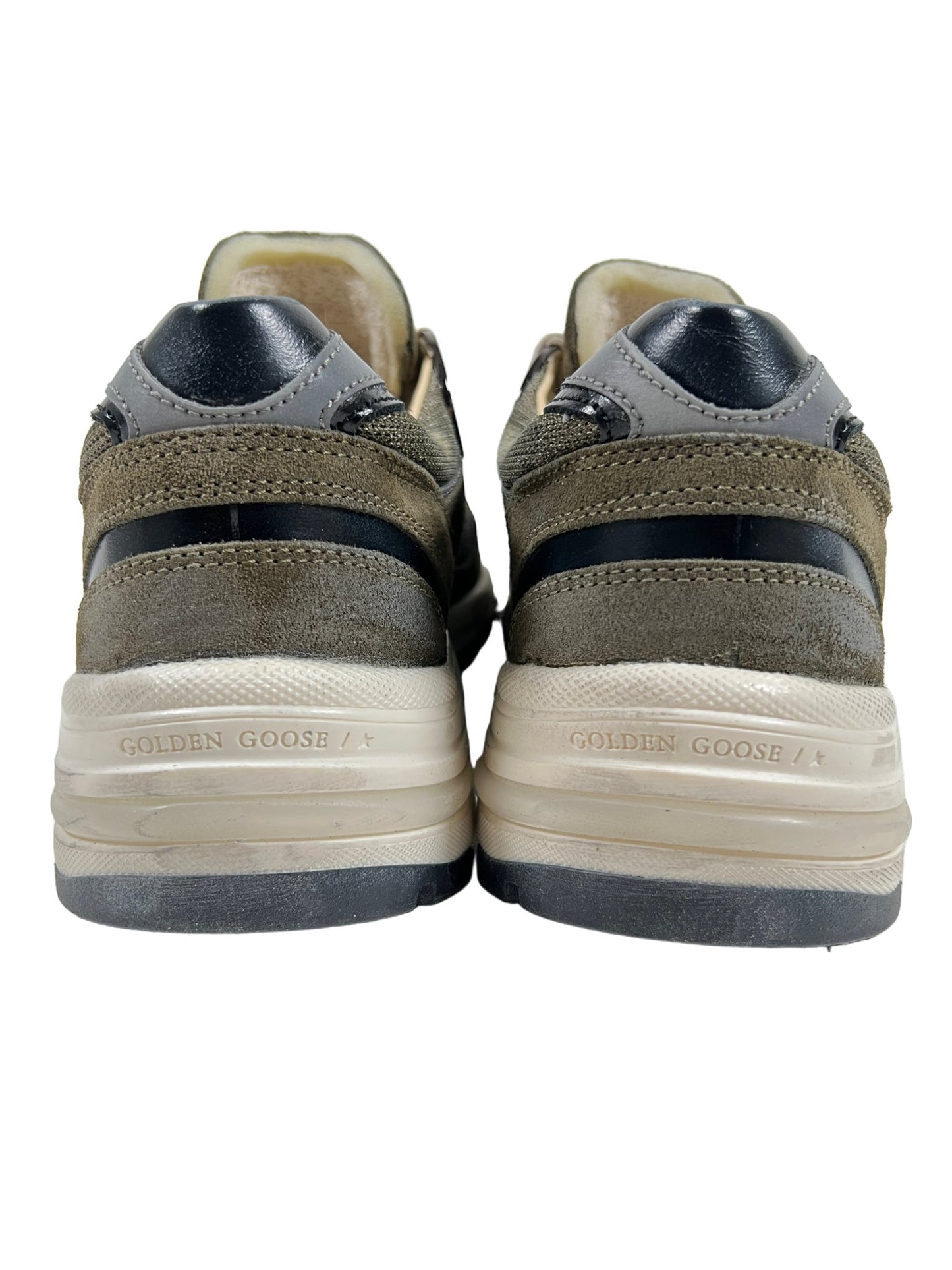 Probus GOLDEN GOOSE GMF00199 RUNNING DAD SUEDE OLIVE GREEN GOLDEN GOOSE GMF00199 RUNNING DAD SUEDE OLIVE GREEN OLIVE GREEN/GREY-BLK