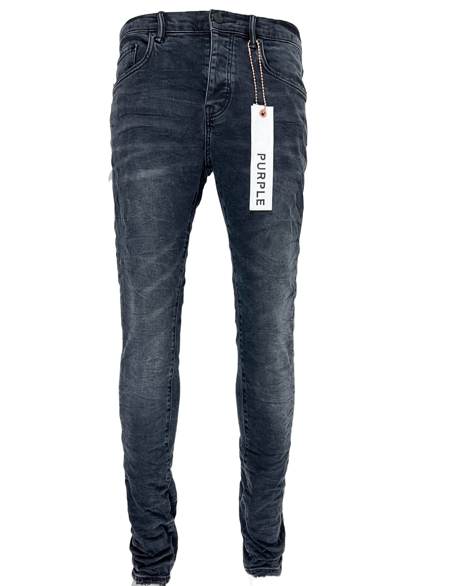 Purple Brand Mens Skinny Fit Jeans P001-LIVI122 Light Indigo