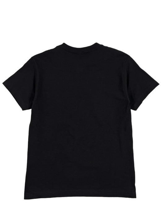 A PLEASURES RESEARCH T-SHIRT BLACK/BLACK on a white background.