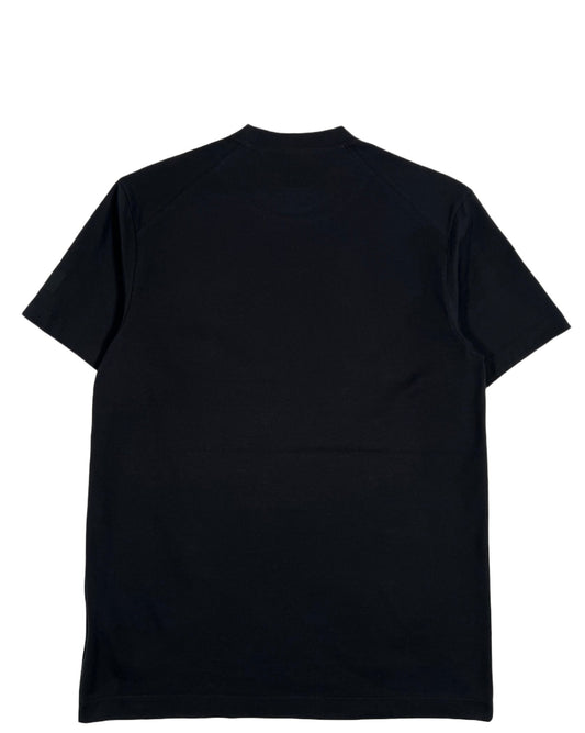 The back view of a black ADIDAS x Y-3 H44798 RELAXED SS TEE.