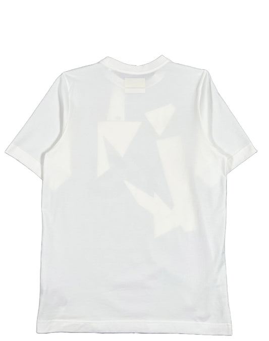 A ADIDAS x Y-3 T-SHIRT IL1790 GRAPHIC SS CORE WHITE/MULTICOLOR with a graphic logo triangle on the front.