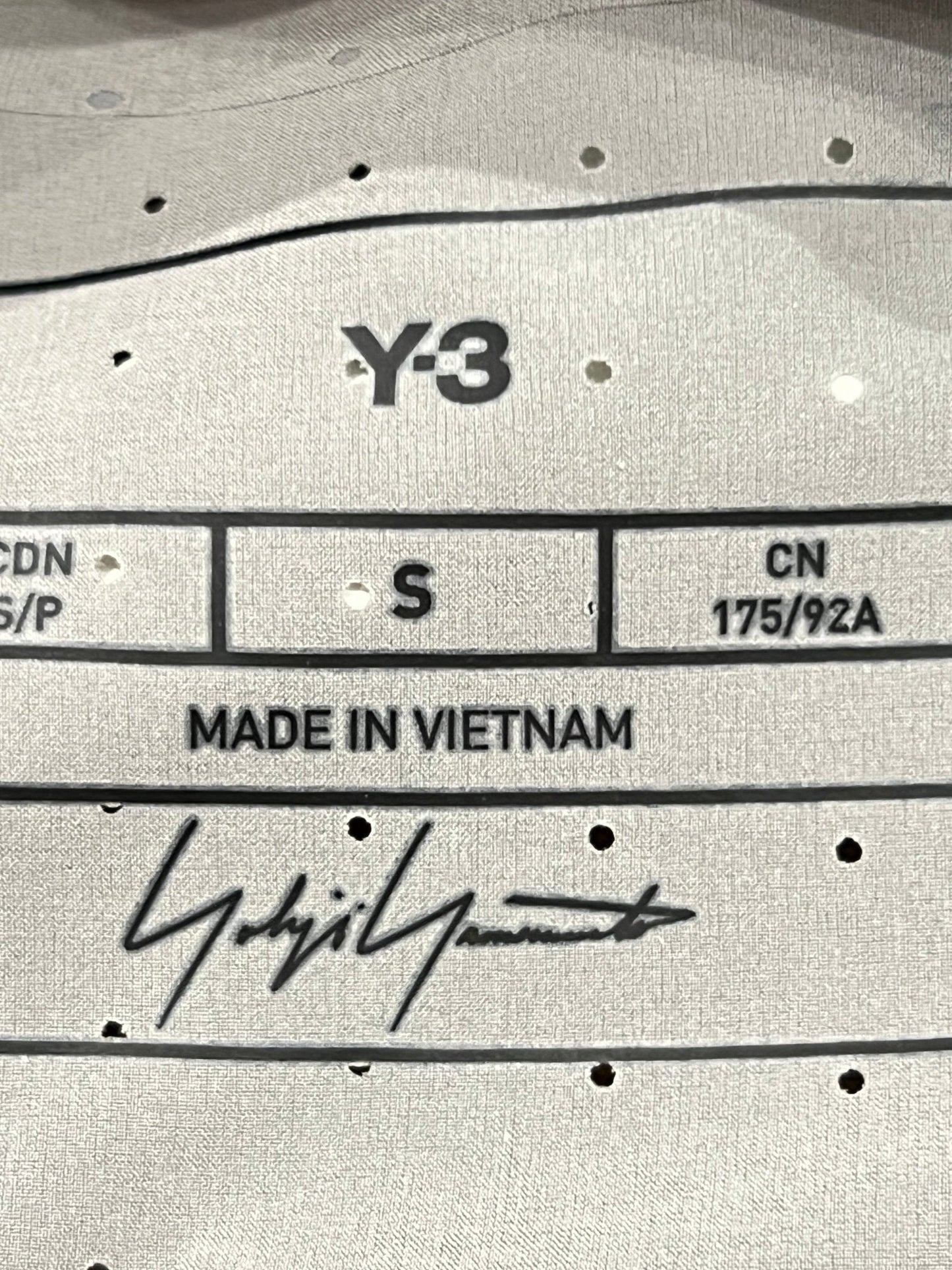 Y-3 IV5635 M RUN SS TEE CHSOGR