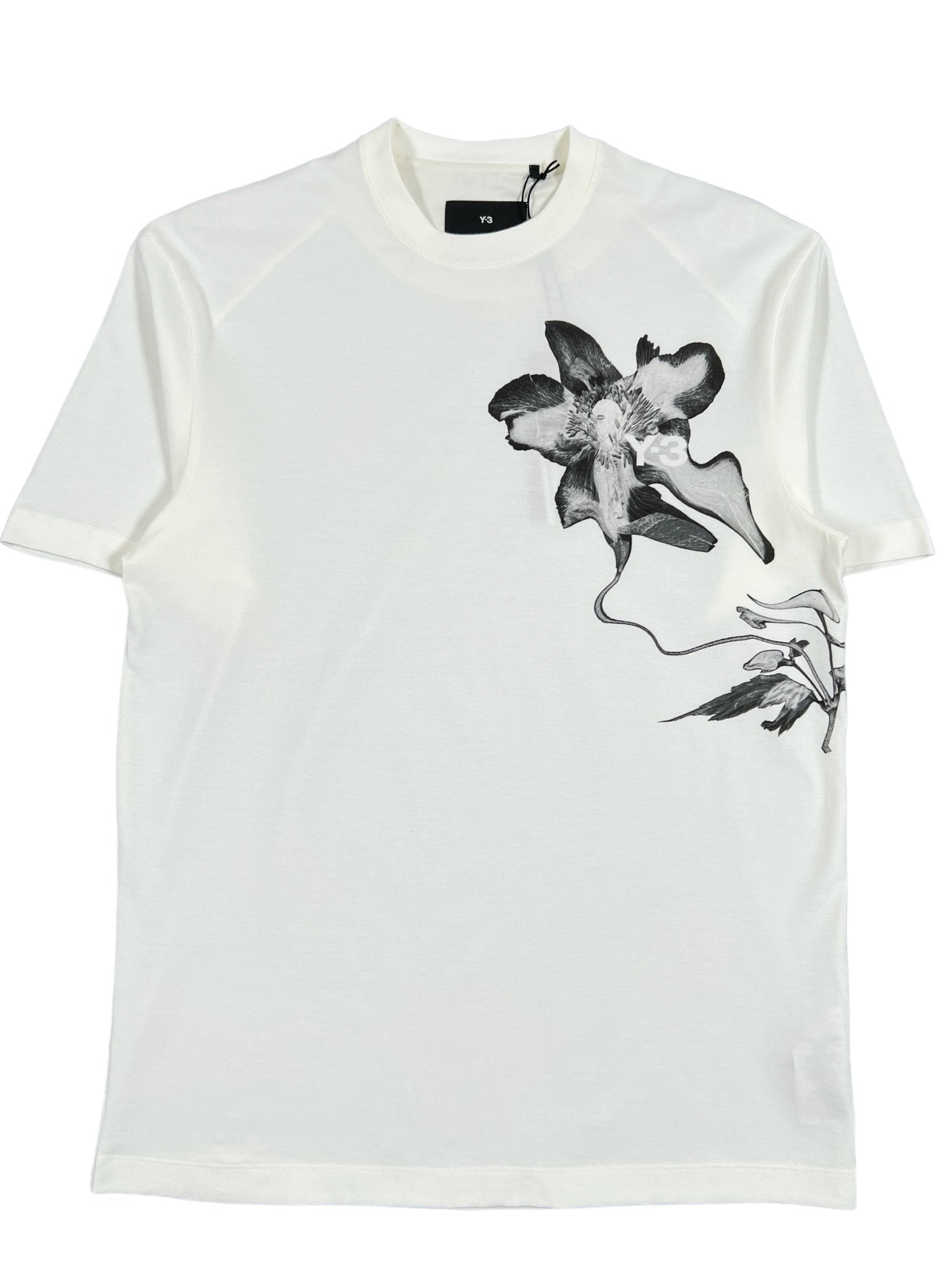 Y-3 T-SHIRT IV7737 GFX SS TEE 1 OFF WHITE