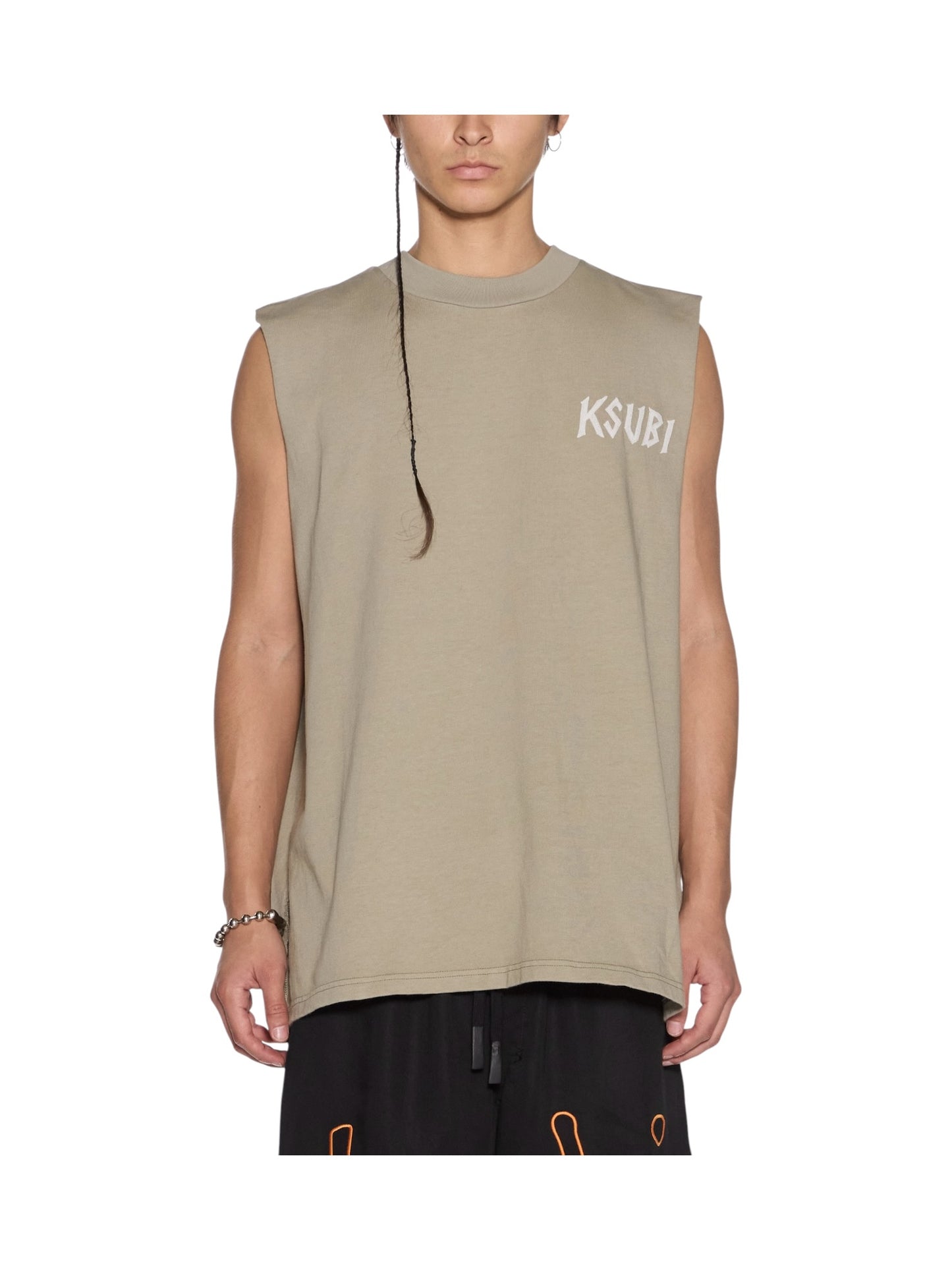 Ksubi  Cut Off Ekcess Tank Synth Green GREEN