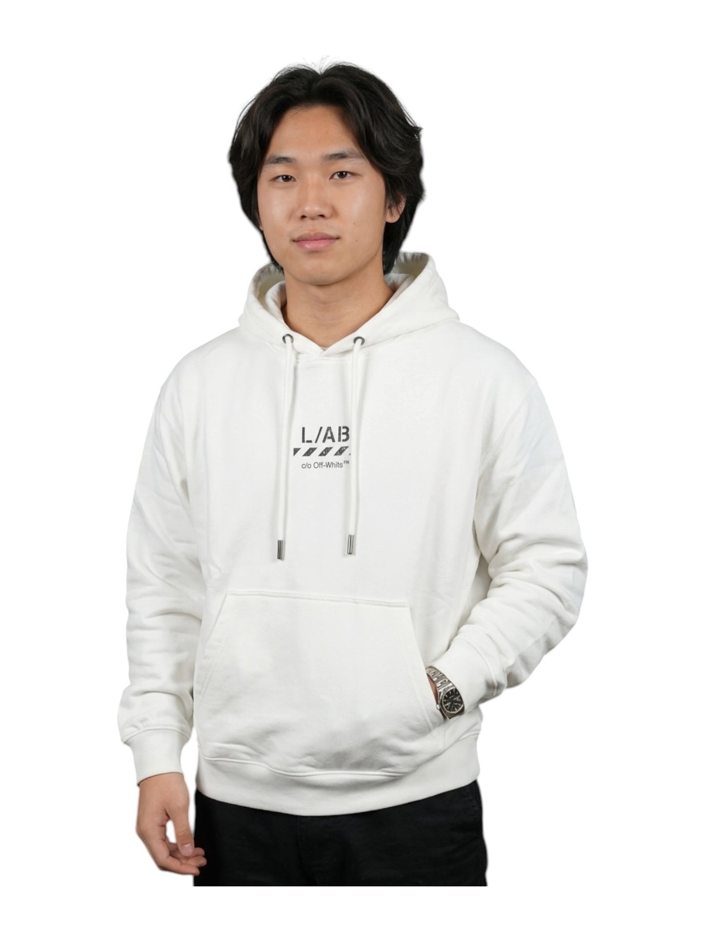 Off-White Diag Hoodie White