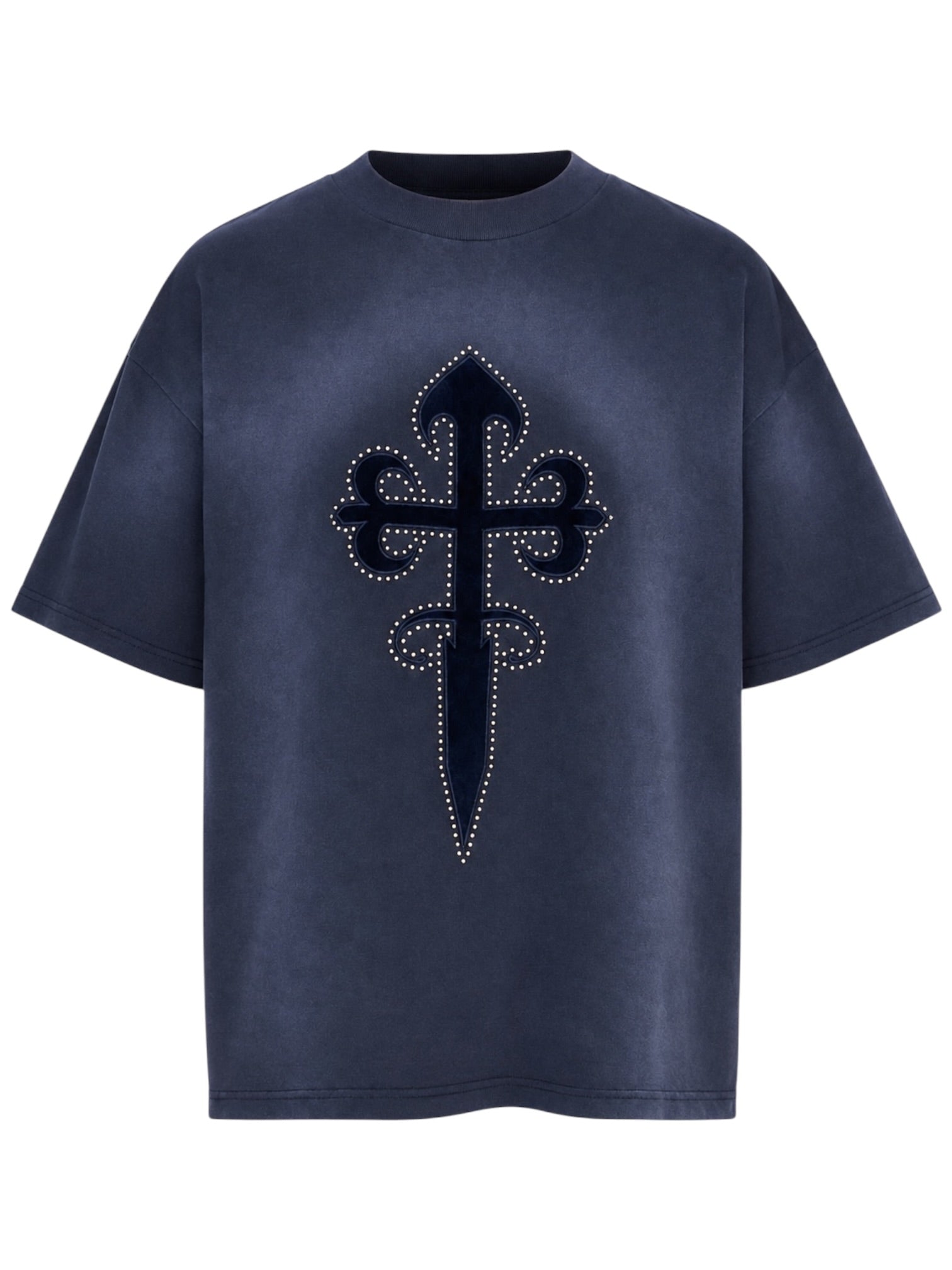 Ksubi Kaliba Ekcess SS Tee Deep Dive Navy