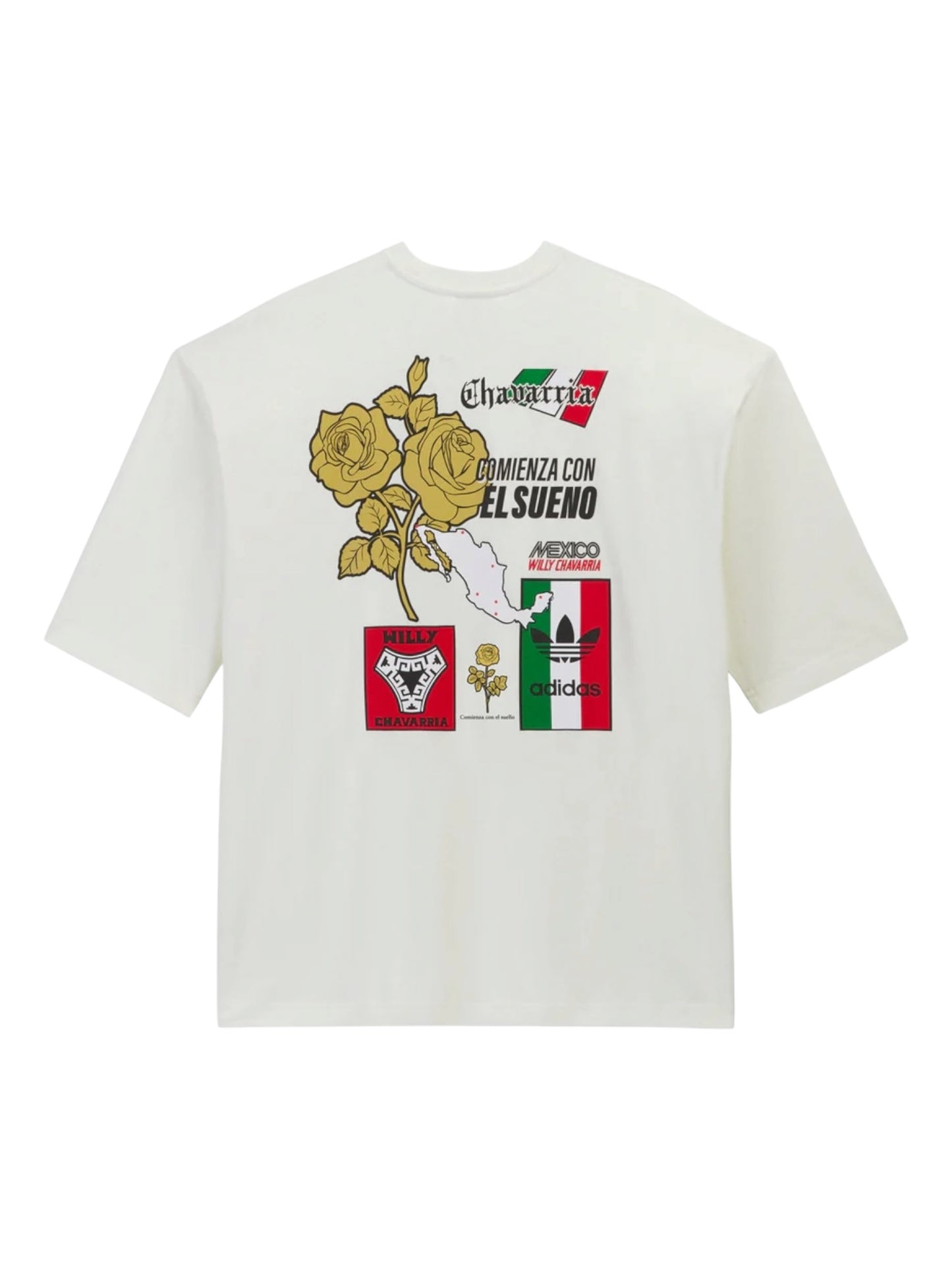 Willy Chavarria X Adidas KY7707 WC Graphic Tee OWHITE