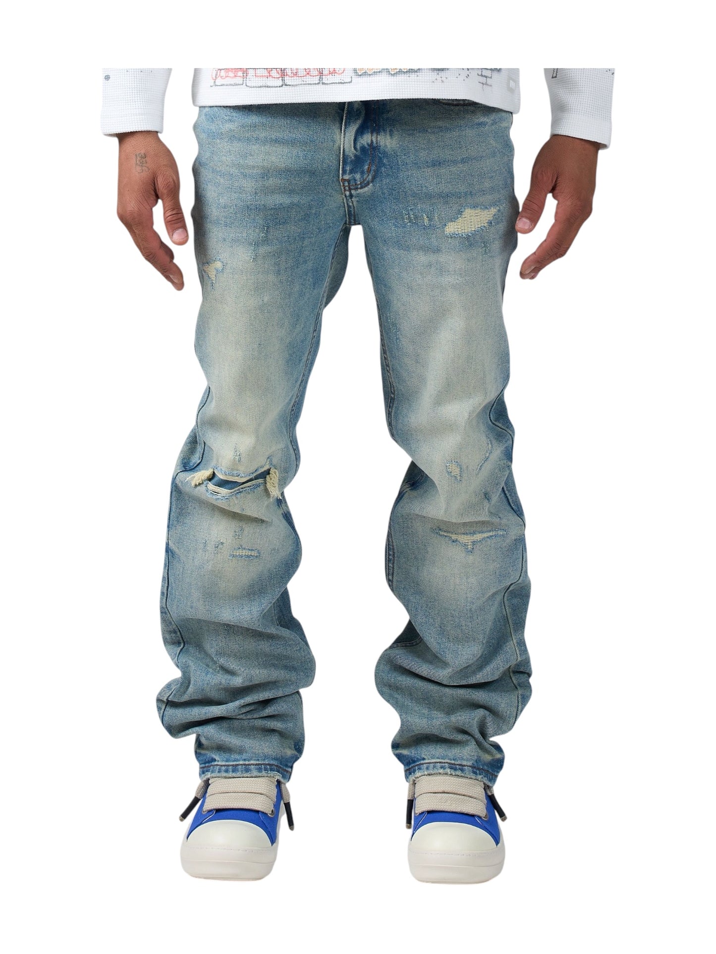 Duaa Neptune Blue Denim