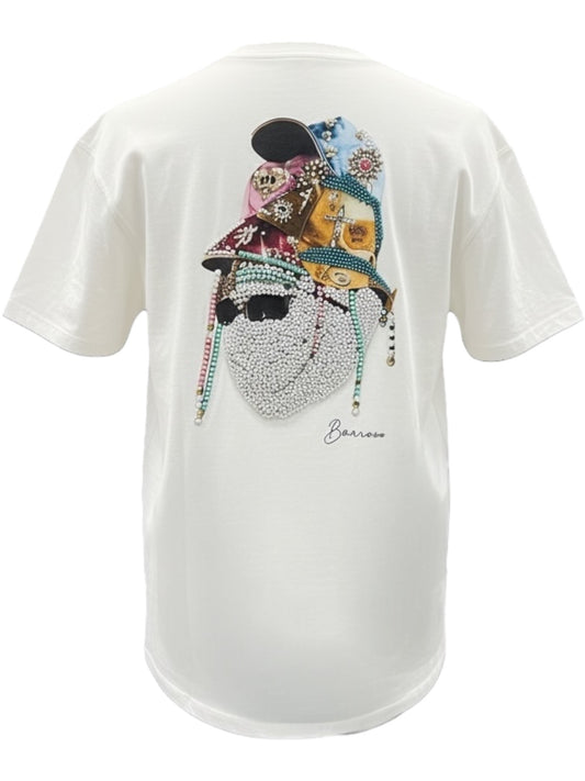 Barrow S6BWUATH099Jersey T-shirt UNISEX Coconut