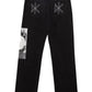 Pleasures P26F041 DIY Straight Leg Pants  BLK