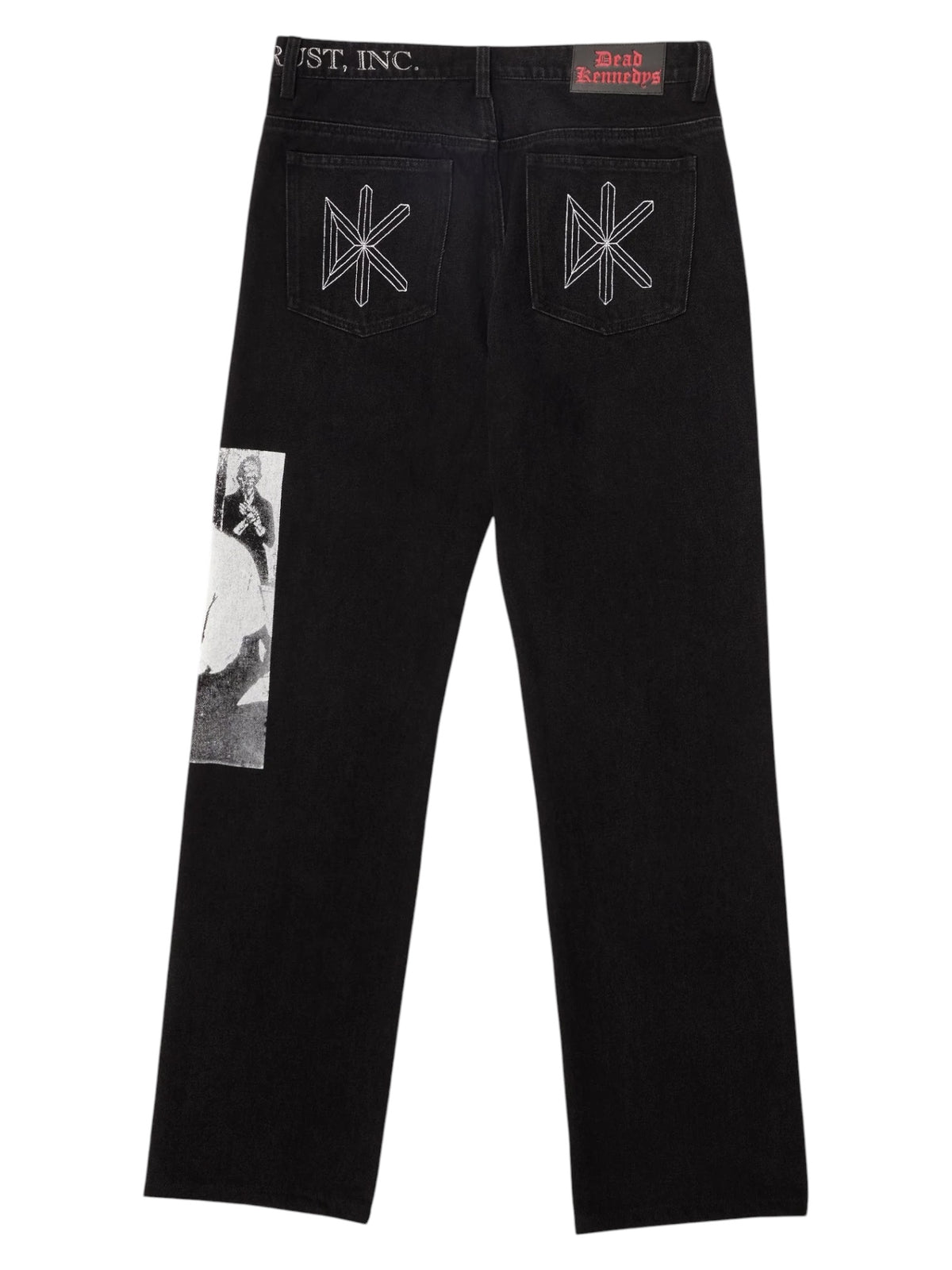 Pleasures P26F041 DIY Straight Leg Pants  BLK