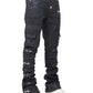 Guapi Obsidian Black Waxed Cargo Denim