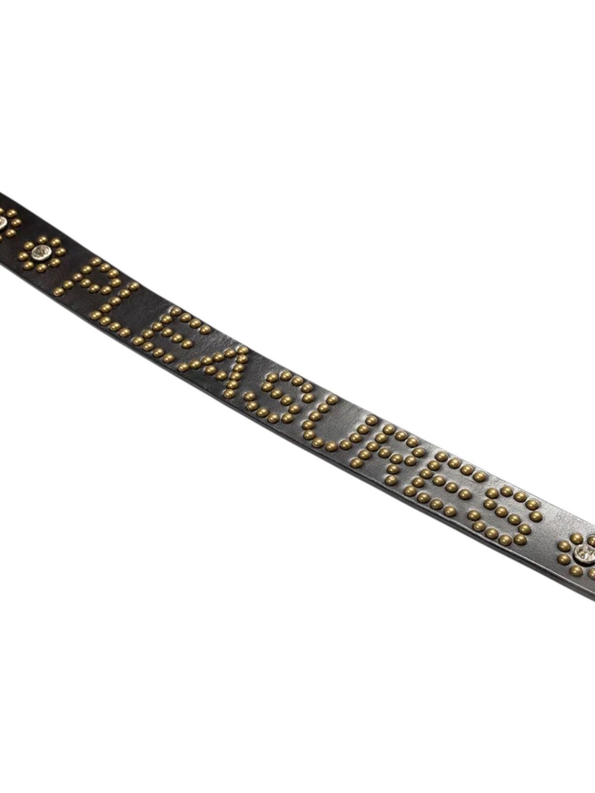 Pleasures P26F039 Pleasures Studded Belt BLK