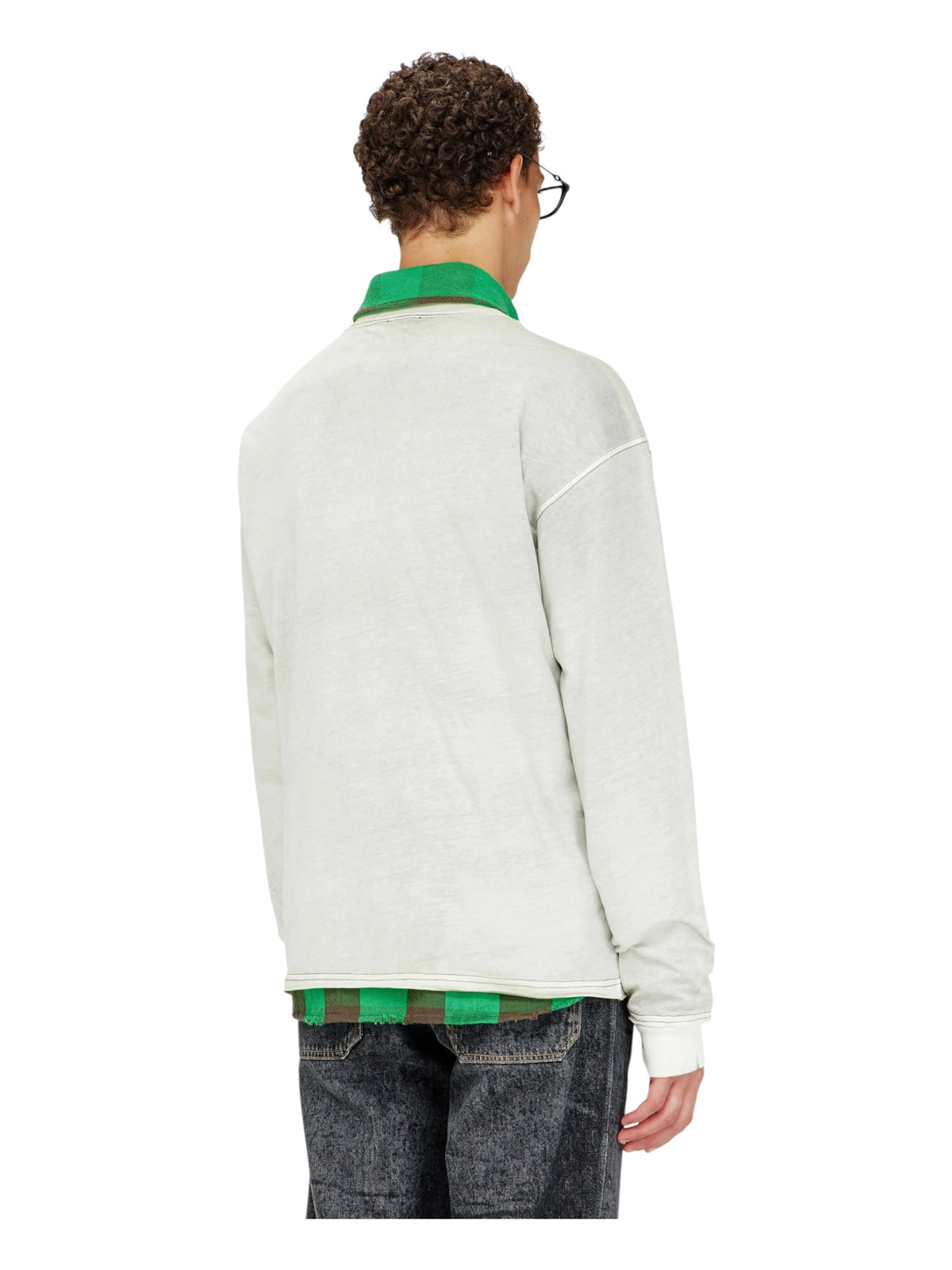 Diesel T Rivy LS T-Shirt Olive Green