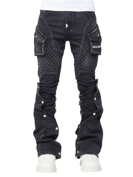 Guapi Vintage Black Steel Plate Denim