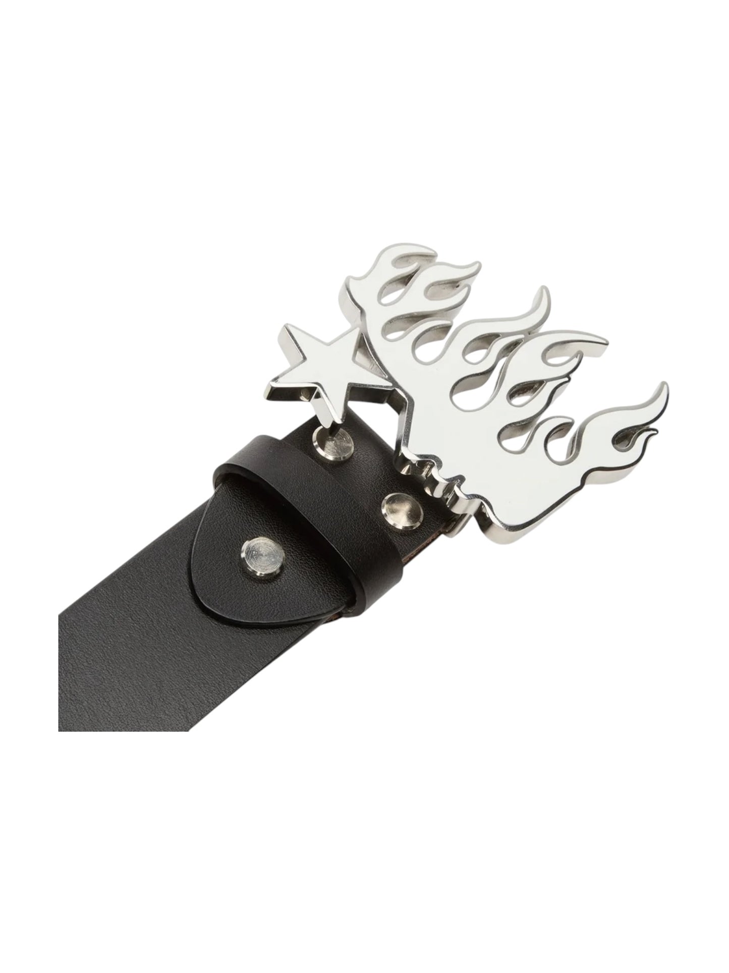 Hellstar Flame Girl Logo Belt Black