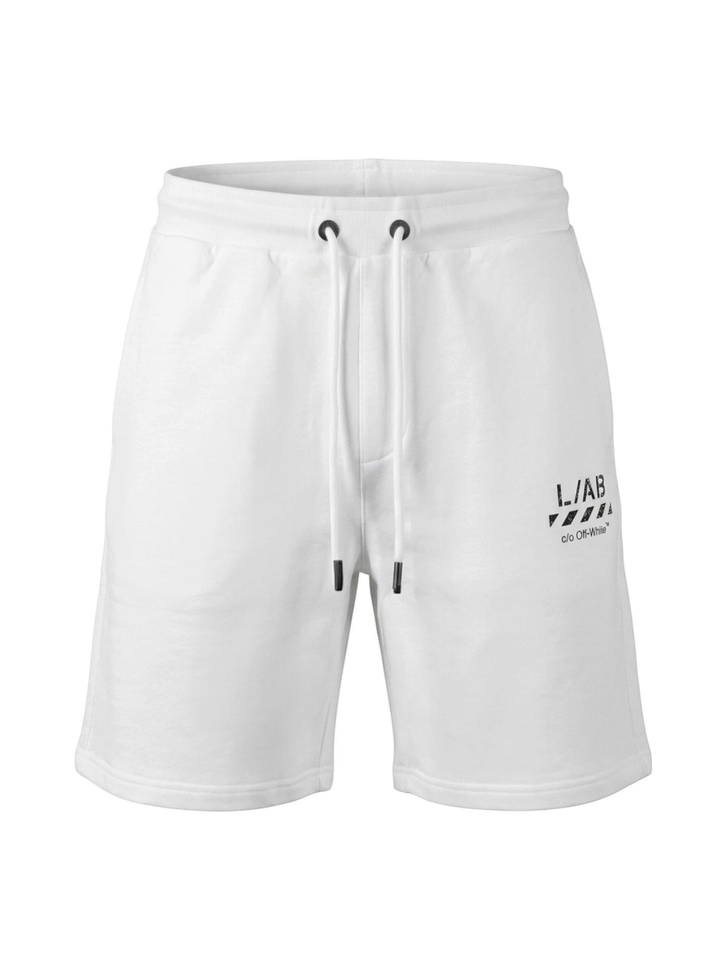 Off-White Diag Open Hem Jogger Shorts White