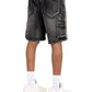 Guapi Obsidian Black Spider Denim Shorts