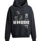 Rhude Winter 91 Rallye Hoodie Vintage Blk-White-Blue