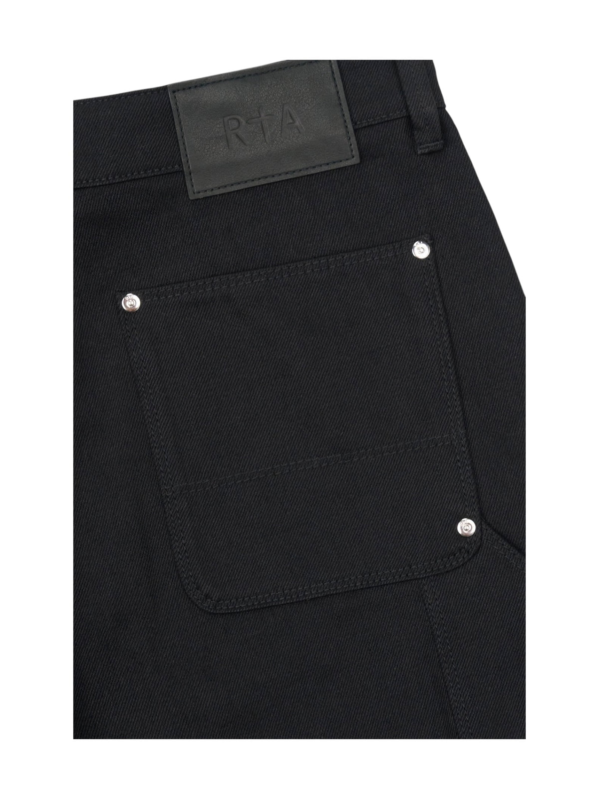 Rta Santiago Carpenter Pants Black Metal Grill