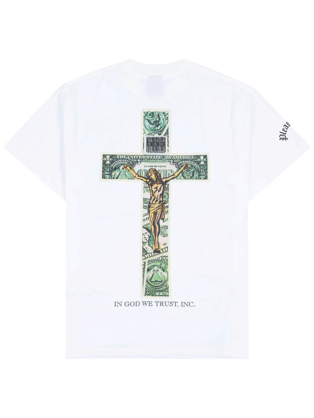 Pleasures P26FDK008 Trust Tee White