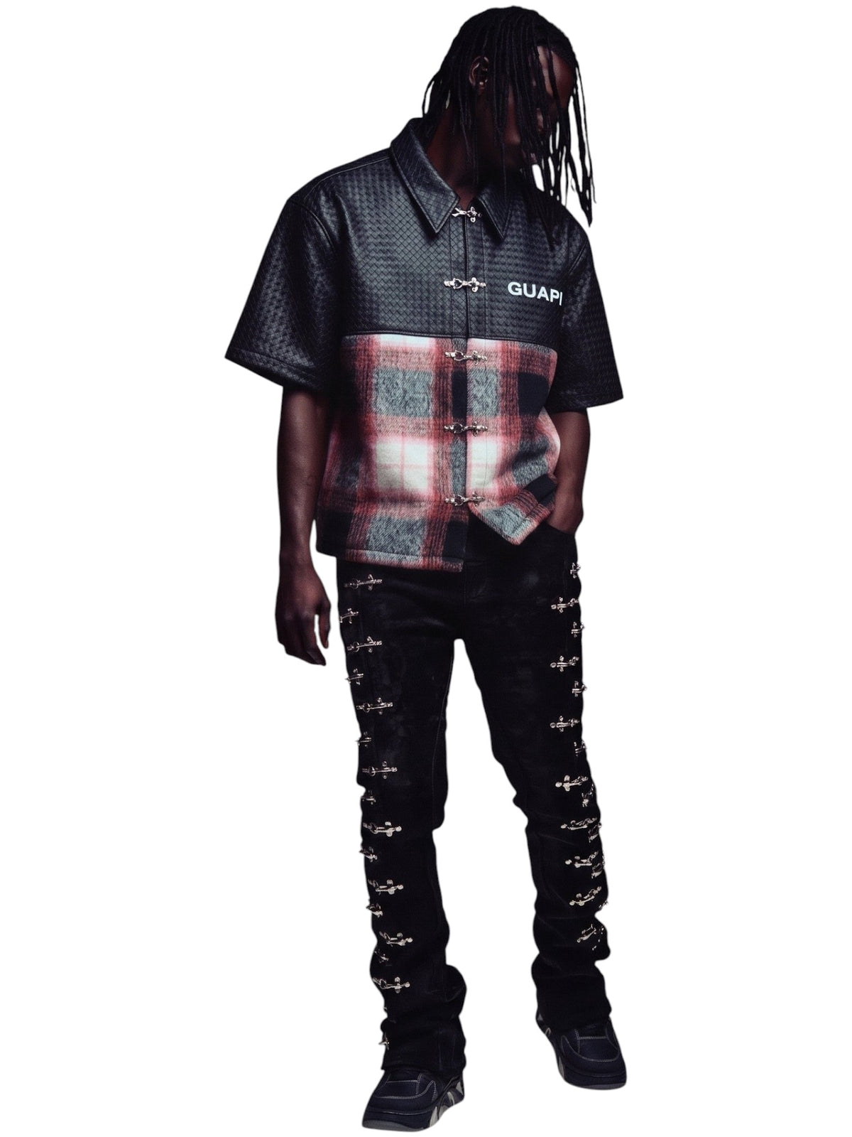 Guapi Obsidian Plaid Aviation Shirt