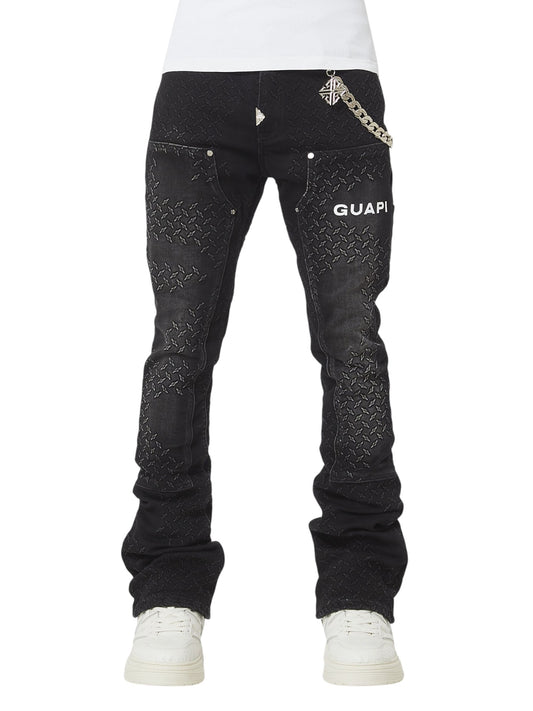 Guapi Obsidian Black Steel Plate Carpenter Denim