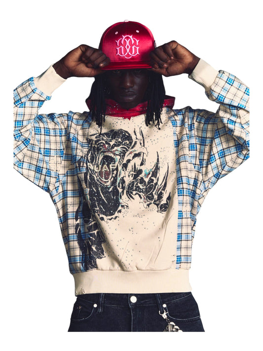 Guapi Panther Plaid Hoodie