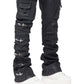 Guapi Obsidian Black Waxed Cargo Denim