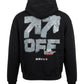 Off-White Off Active Duct Tape Hoodie Black