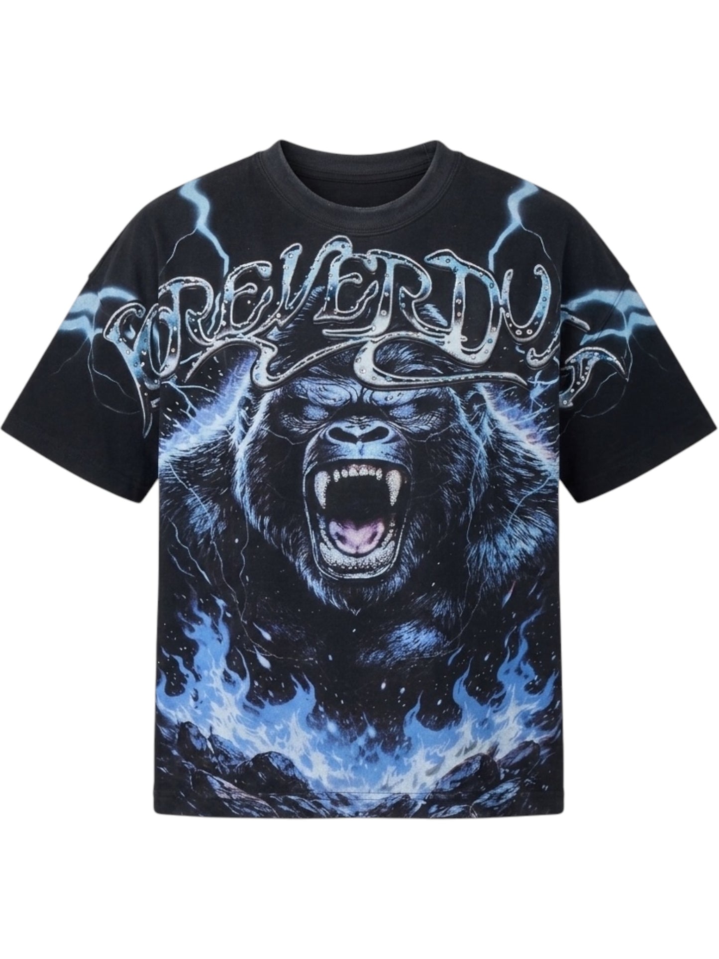 Duaa Electric Tee Black
