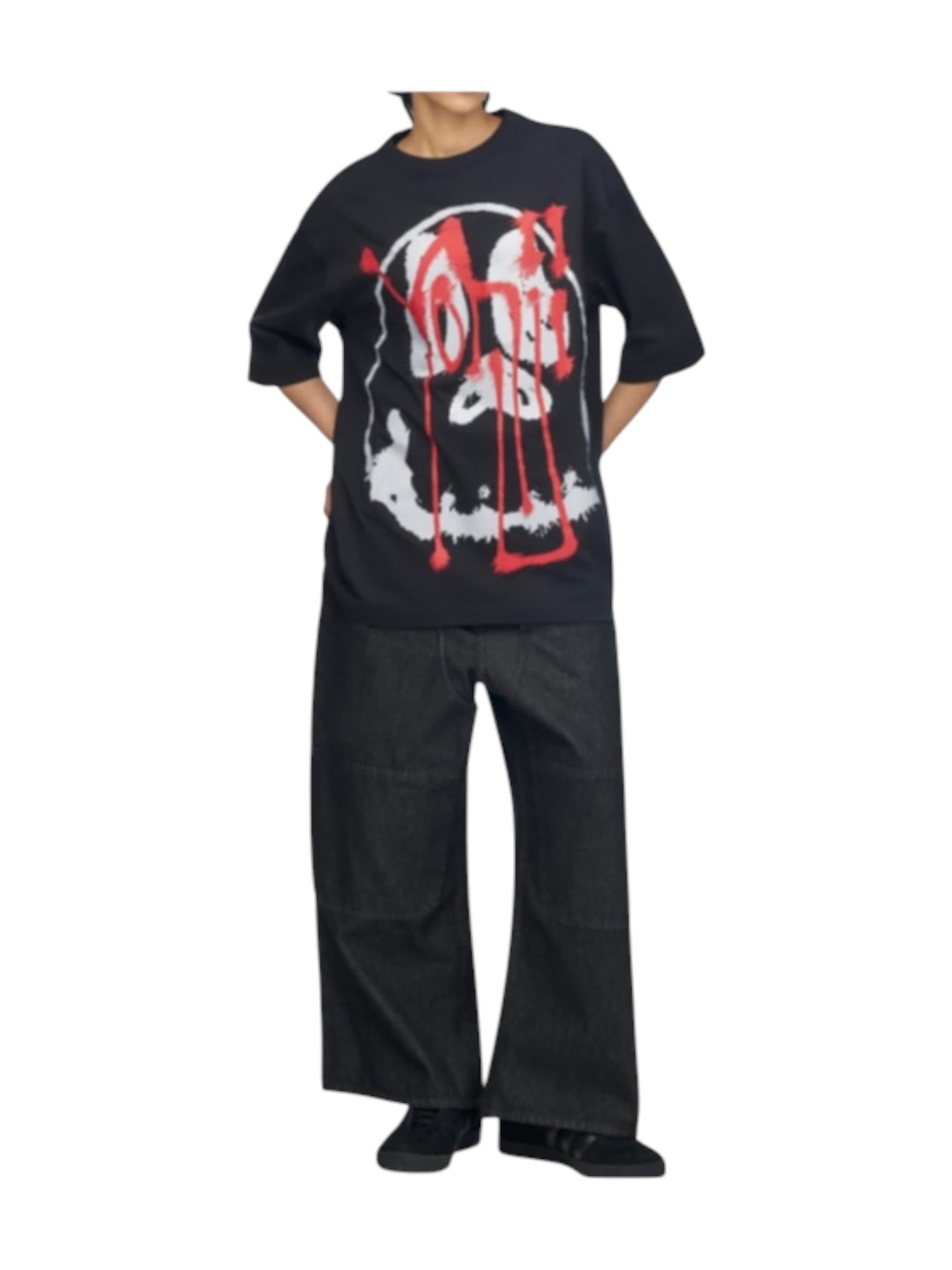 Y-3 X Adidas KR1062 SKULLGFX SS Tee Black