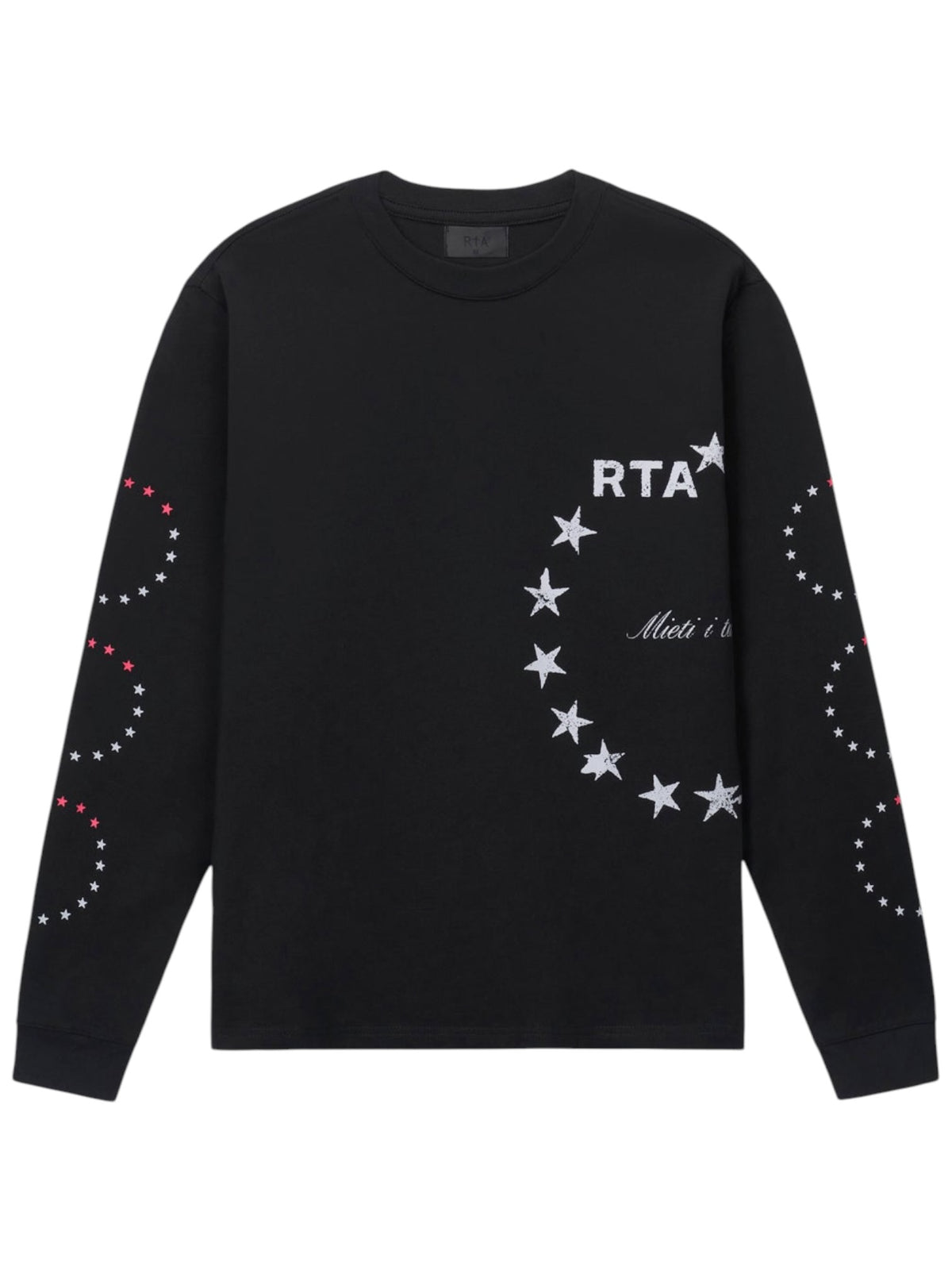 Rta Lawrence Long Sleeve Tee Black Star Wire