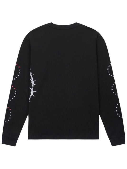 Rta Lawrence Long Sleeve Tee Black Star Wire