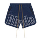 Rhude RH Logo Shorts Navy