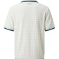 CasaBlanca Boucle Short Sleeve Polo White
