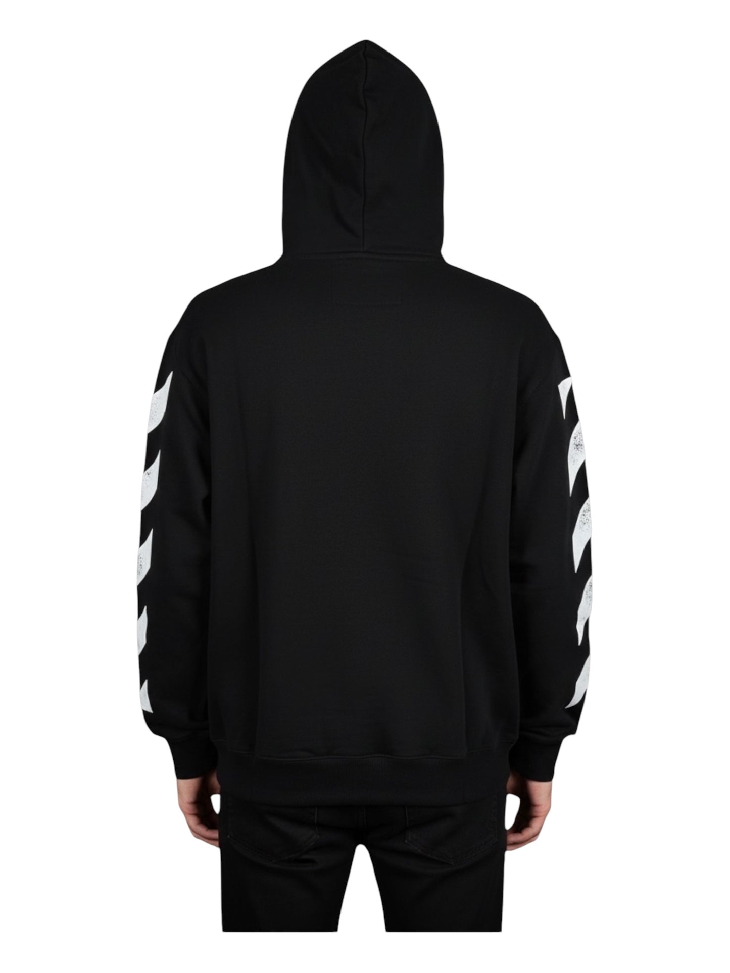 Off-White Diag Full Zip Hoodie Black