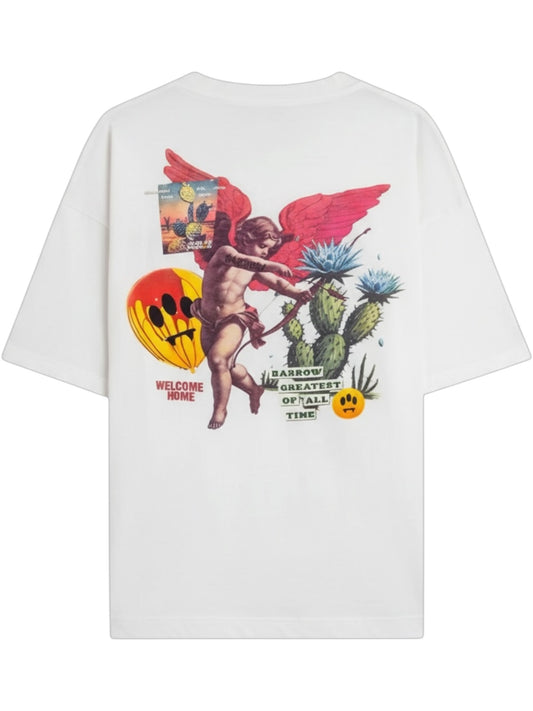 Barrow S6BWUATH032 Jersey T-shirt UNISEX Coconut