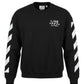Off-White Diag Crew Neck Sweatshirt Black
