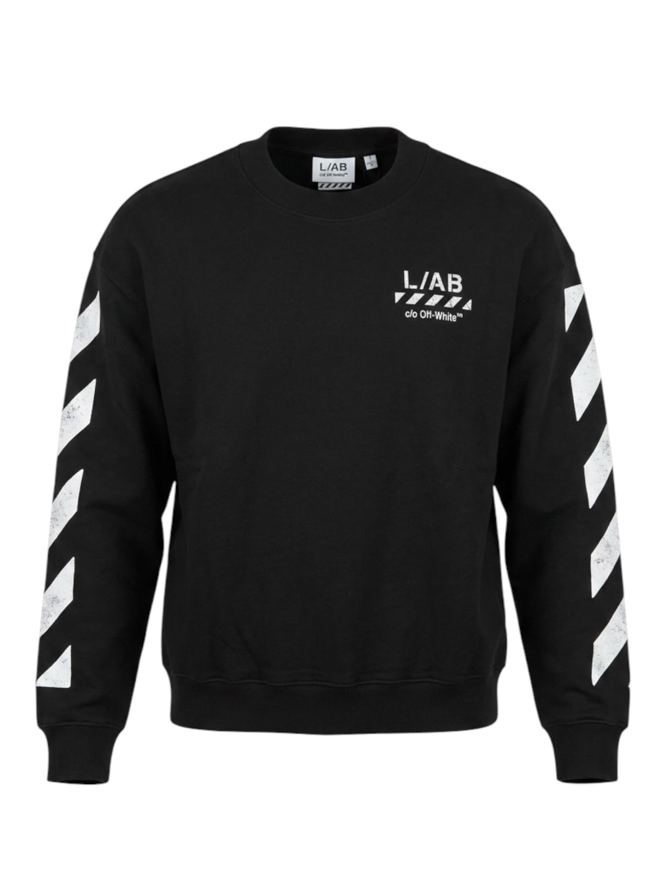 Off-White Diag Crew Neck Sweatshirt Black