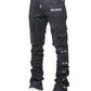 Guapi Obsidian Black Waxed Cargo Denim